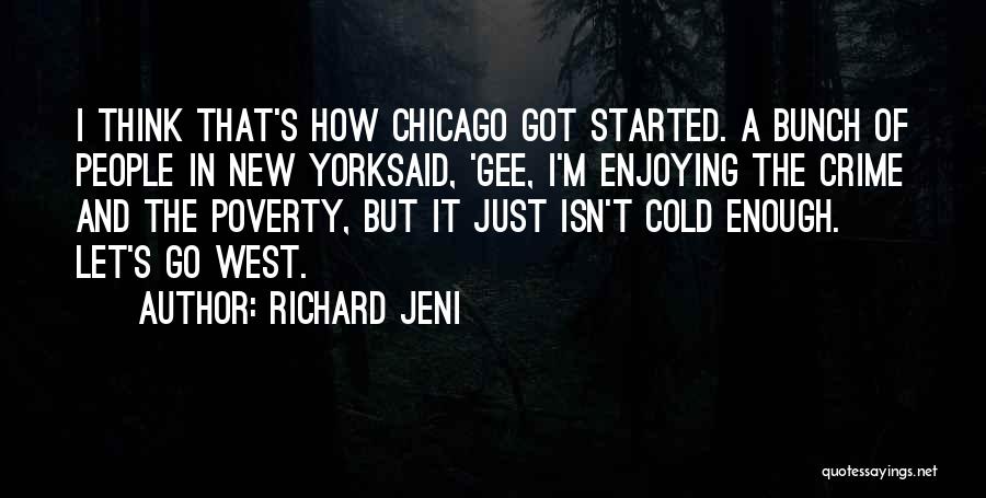 Enjoying People Quotes By Richard Jeni