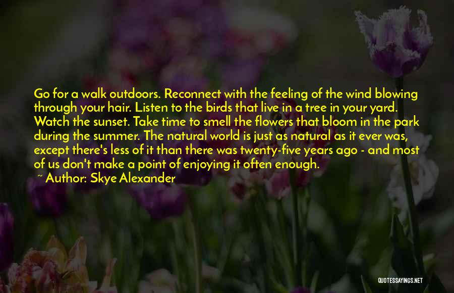 Enjoying Summer Time Quotes By Skye Alexander