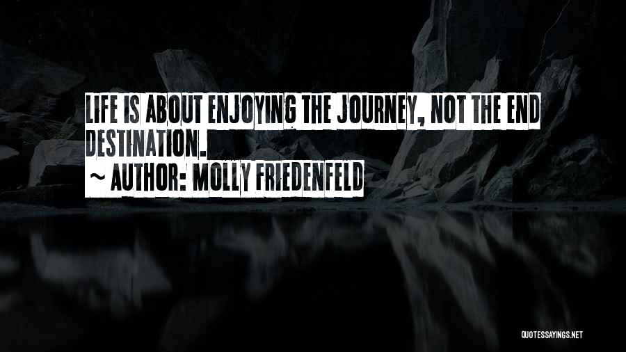 Enjoying The Journey Of Life Quotes By Molly Friedenfeld