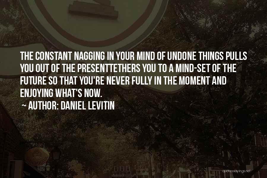 Enjoying The Present Moment Quotes By Daniel Levitin