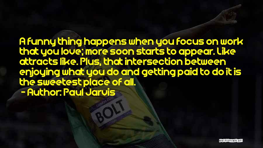 Enjoying What You Do Quotes By Paul Jarvis