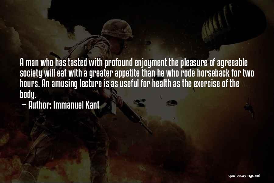 Enjoyment Quotes By Immanuel Kant