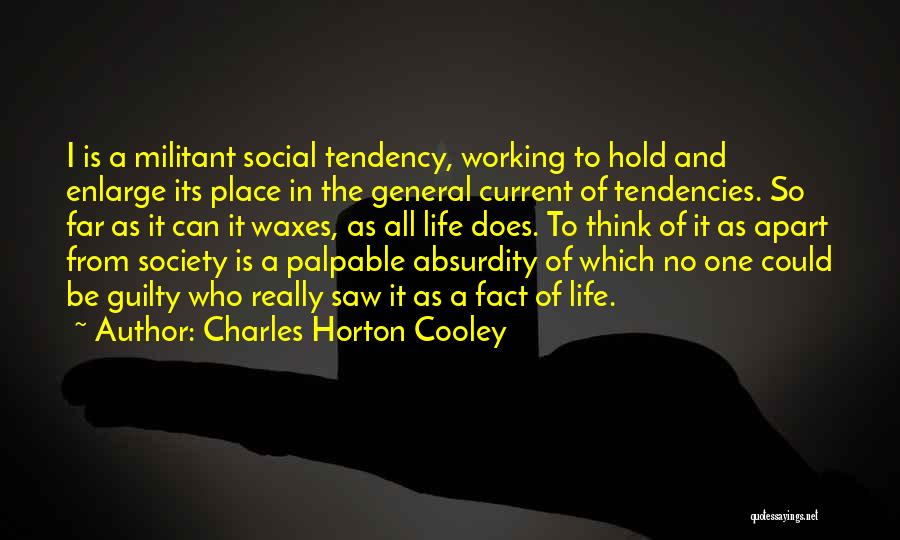 Enlarge Quotes By Charles Horton Cooley