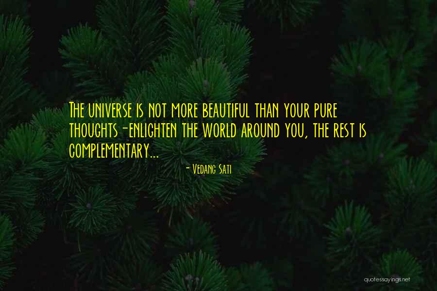Enlighten The Whole World Quotes By Vedang Sati