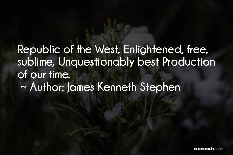 Enlightened Quotes By James Kenneth Stephen