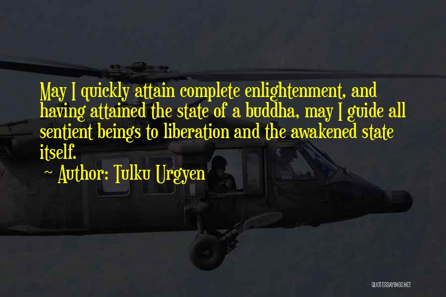 Enlightenment Buddha Quotes By Tulku Urgyen