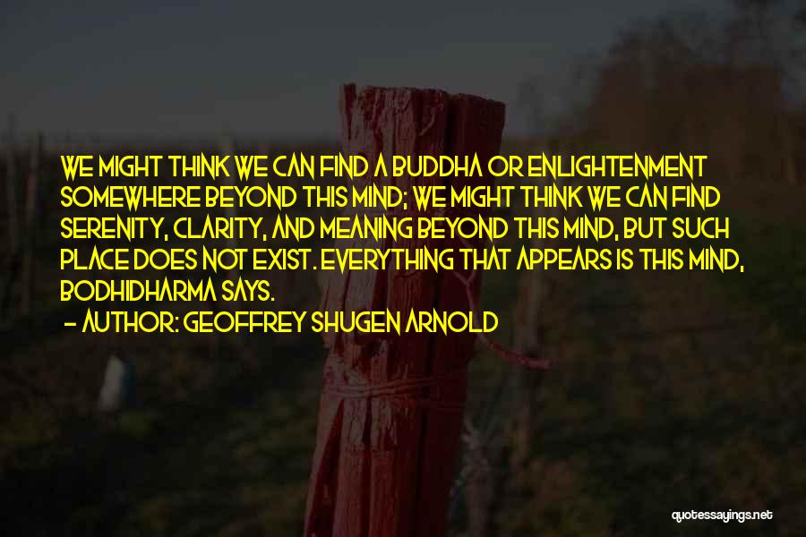 Enlightenment Thinking Quotes By Geoffrey Shugen Arnold
