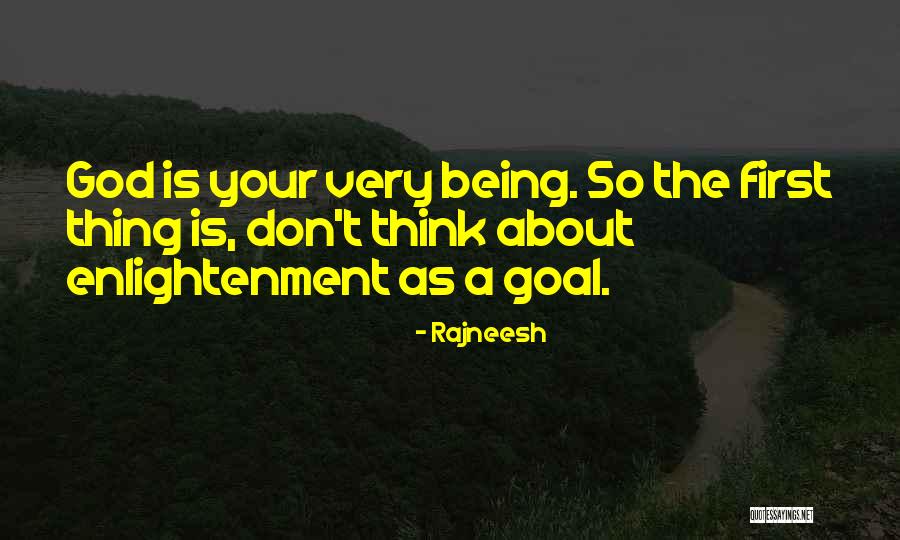 Enlightenment Thinking Quotes By Rajneesh