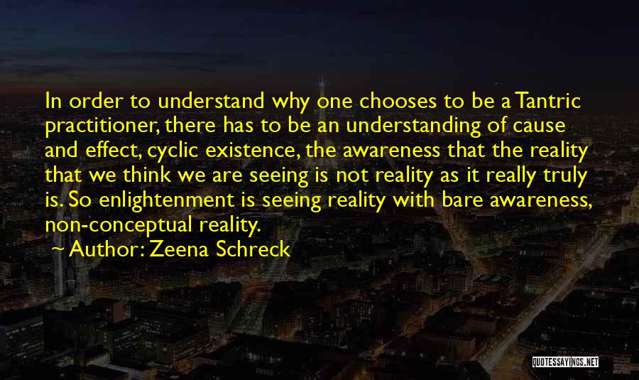 Enlightenment Thinking Quotes By Zeena Schreck