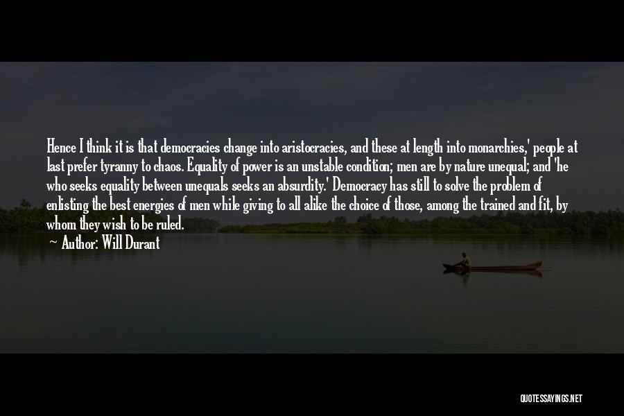 Enlisting Quotes By Will Durant
