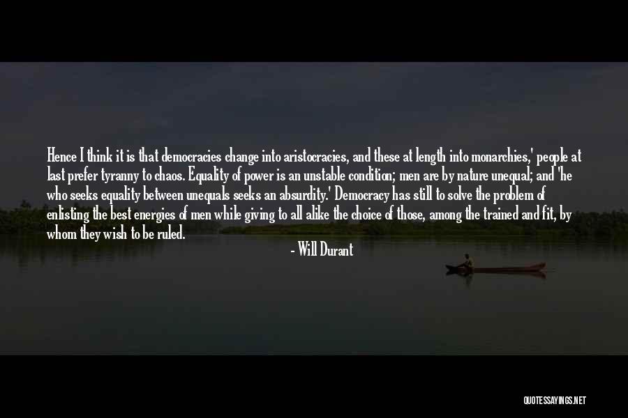 Enlisting Quotes By Will Durant