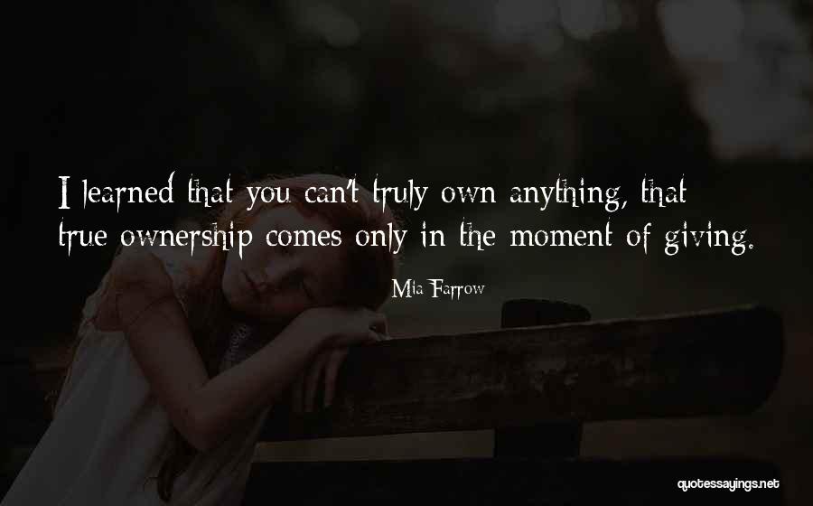 Ennatha Kannaya Quotes By Mia Farrow