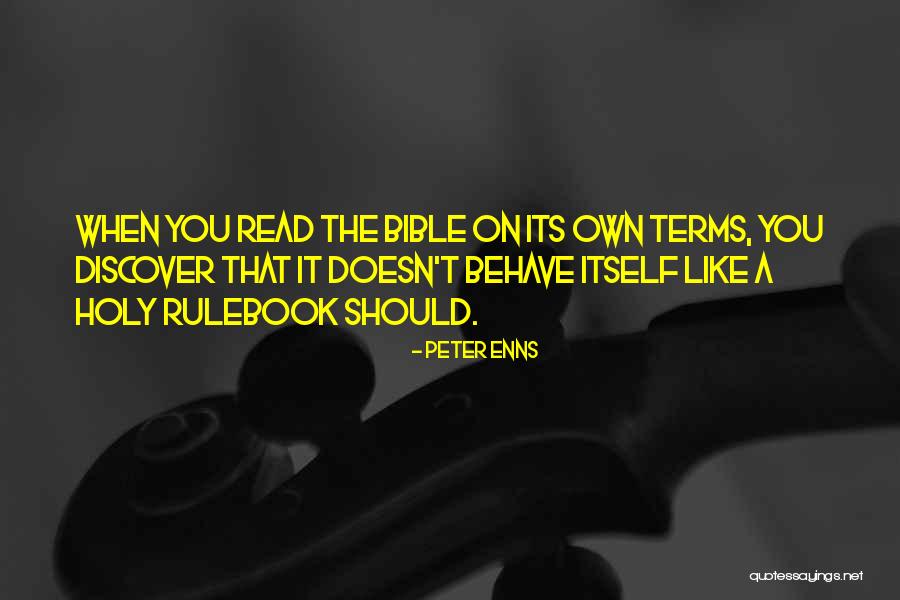 Enns Quotes By Peter Enns Enns Quotes By Peter Enns