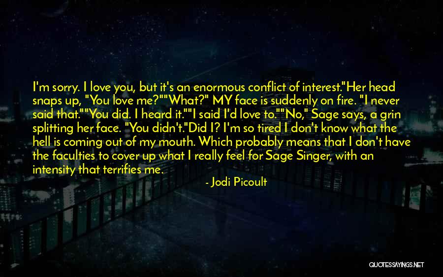 Enormous Love Quotes By Jodi Picoult Enormous Love Quotes By Jodi Picoult