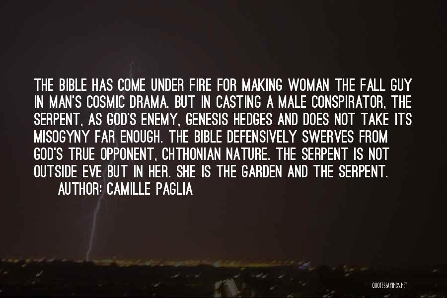 Enough Drama Quotes By Camille Paglia