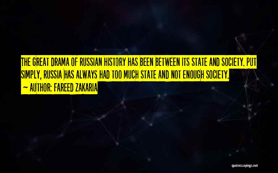 Enough Drama Quotes By Fareed Zakaria