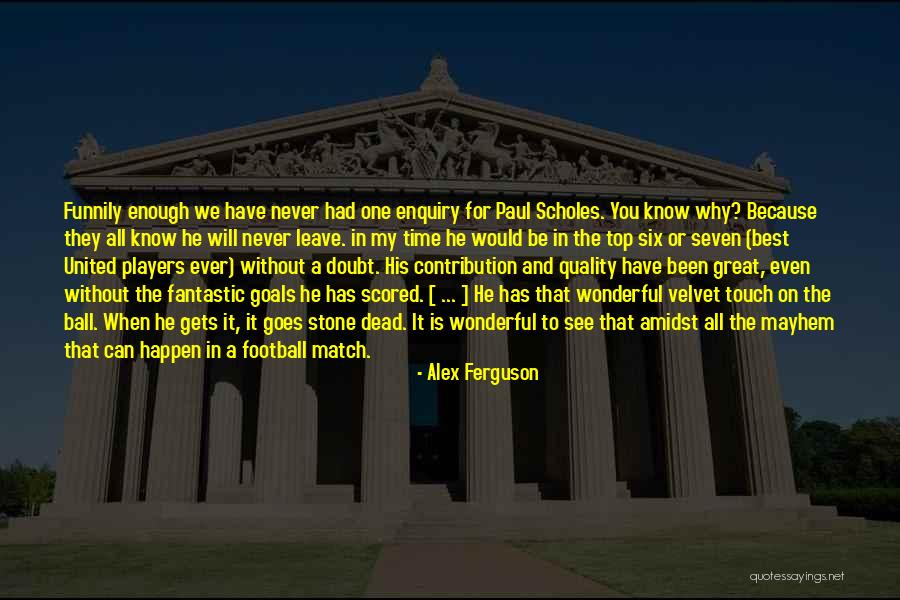 Enquiry Quotes By Alex Ferguson