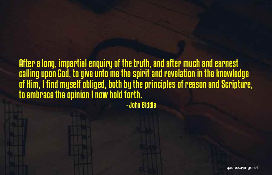 Enquiry Quotes By John Biddle