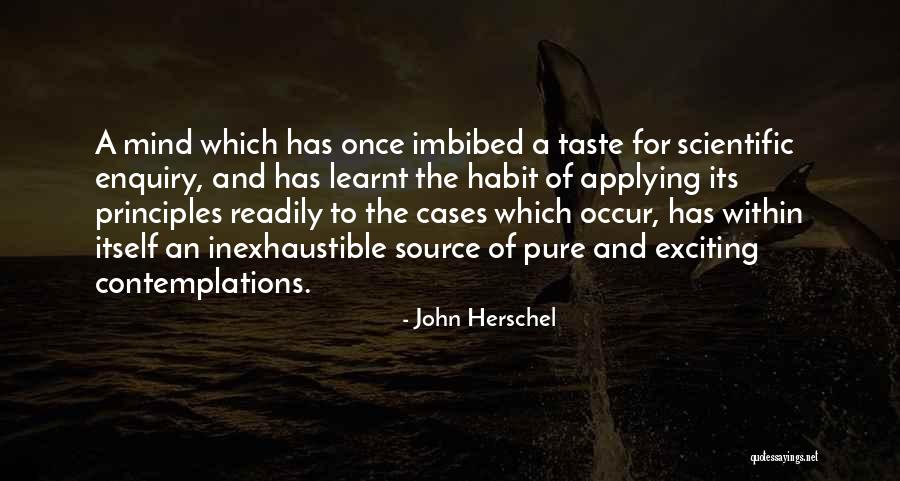 Enquiry Quotes By John Herschel