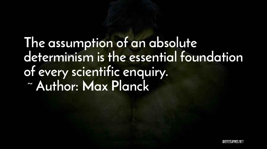 Enquiry Quotes By Max Planck