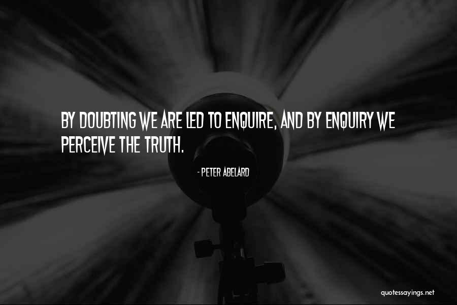 Enquiry Quotes By Peter Abelard