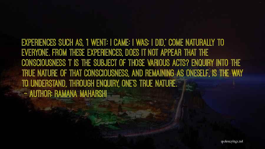 Enquiry Quotes By Ramana Maharshi