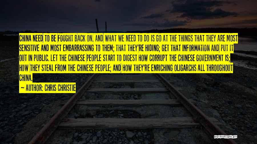 Enriching Quotes By Chris Christie