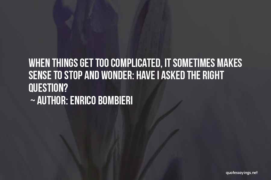 Enrico Bombieri Quotes 1355229