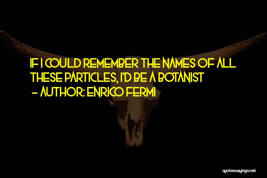 Enrico Fermi Quotes 952497