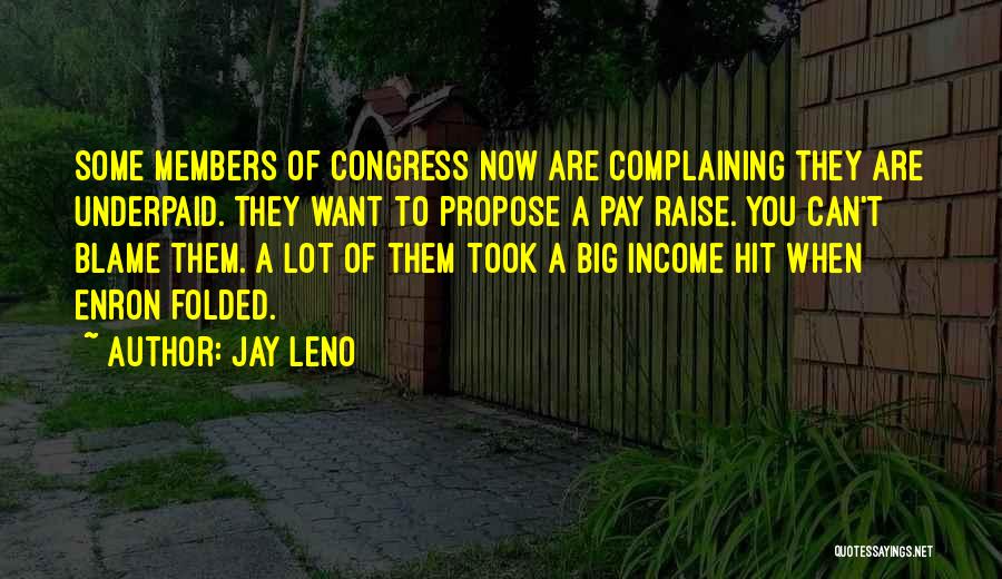 Enron Quotes By Jay Leno