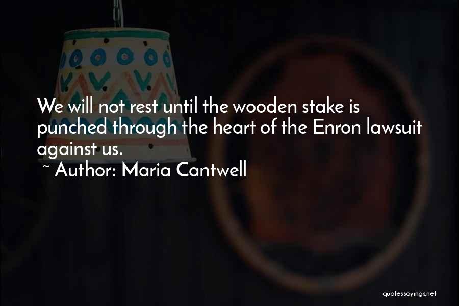 Enron Quotes By Maria Cantwell