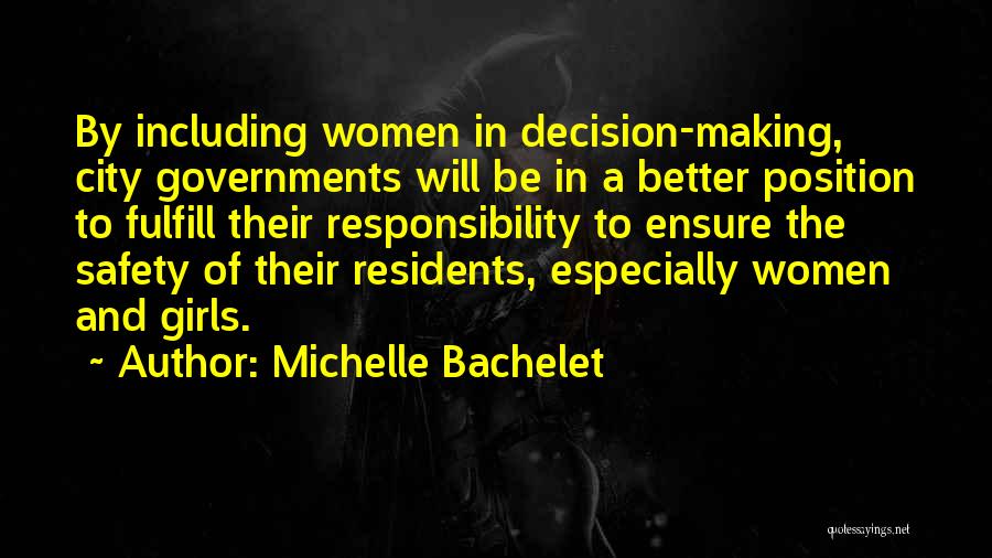Ensure Quotes By Michelle Bachelet