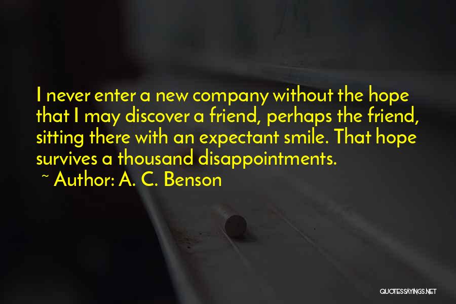 Enter Quotes By A. C. Benson