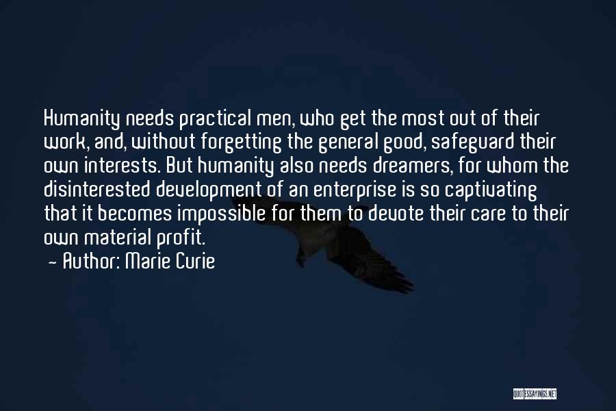 Enterprise Development Quotes By Marie Curie