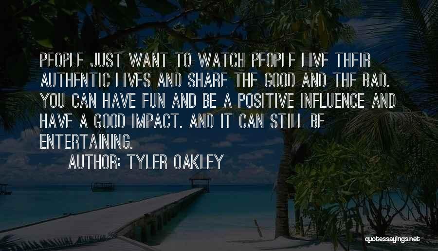 Entertaining Others Quotes By Tyler Oakley