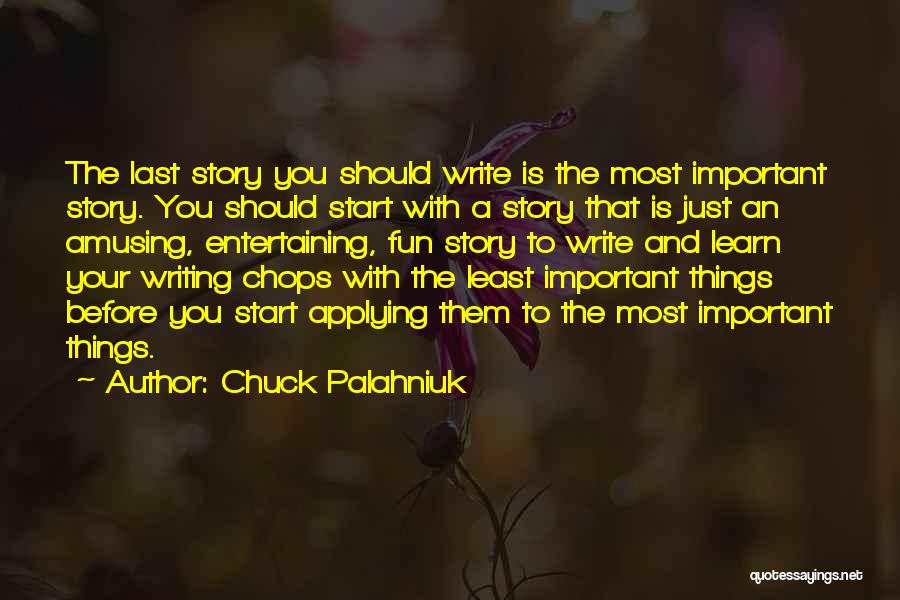 Entertaining Quotes By Chuck Palahniuk