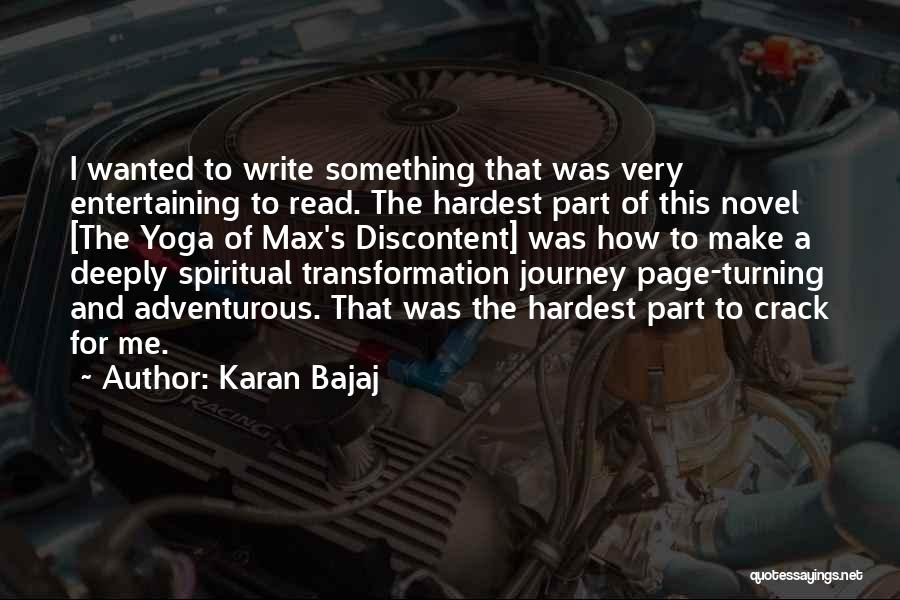 Entertaining Quotes By Karan Bajaj