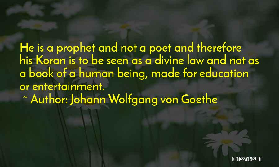 Entertainment And Education Quotes By Johann Wolfgang Von Goethe