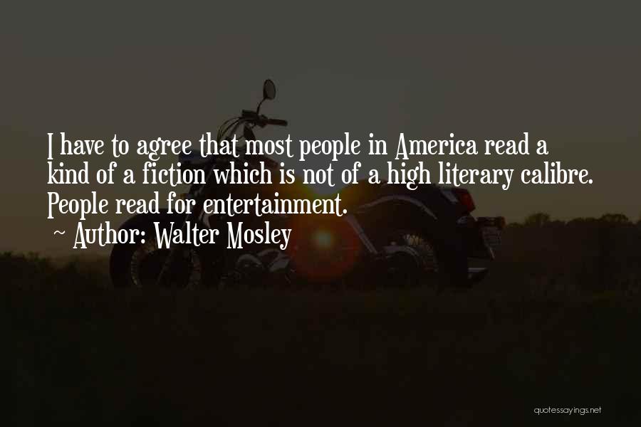 Entertainment In America Quotes By Walter Mosley