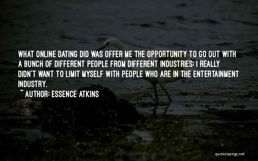 Entertainment Industry Quotes By Essence Atkins