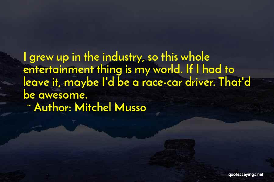 Entertainment Industry Quotes By Mitchel Musso