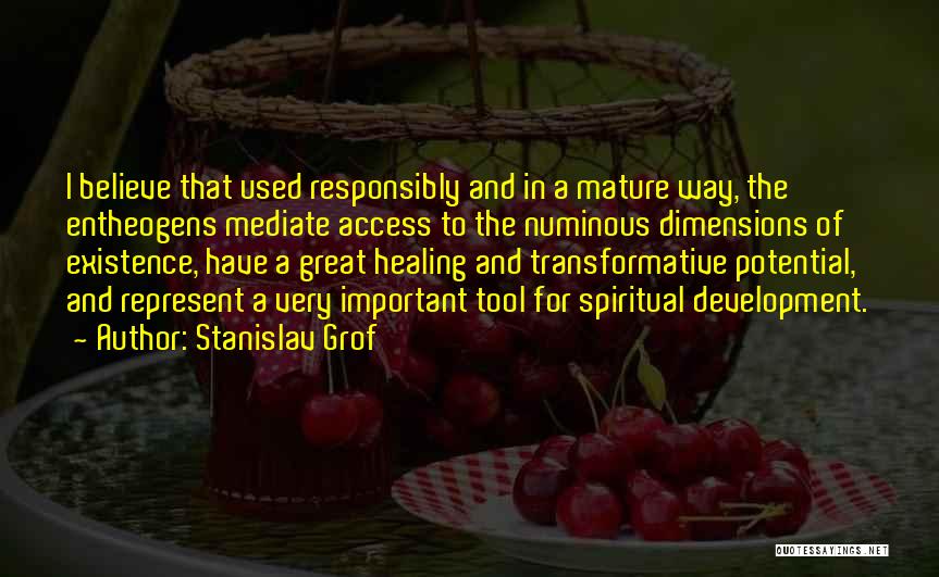 Entheogens Quotes By Stanislav Grof