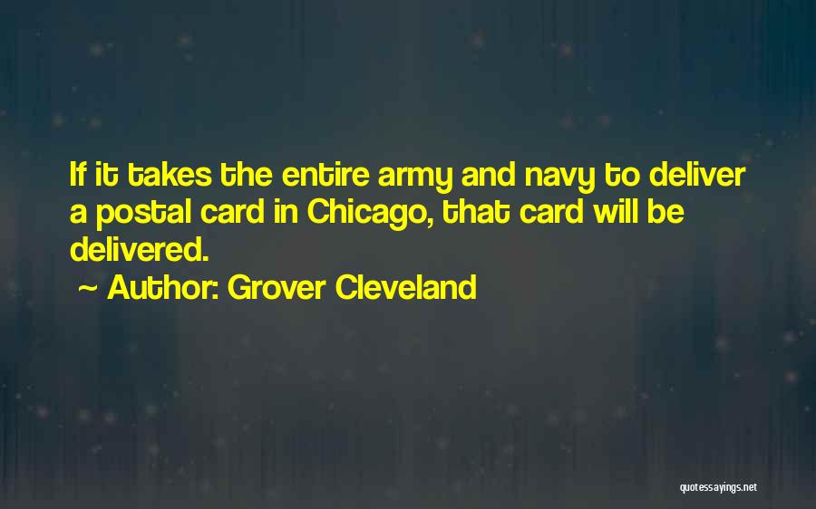 Entire Quotes By Grover Cleveland