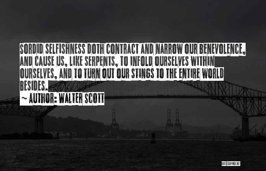 Entire World Quotes By Walter Scott