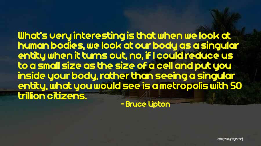 Entity Quotes By Bruce Lipton