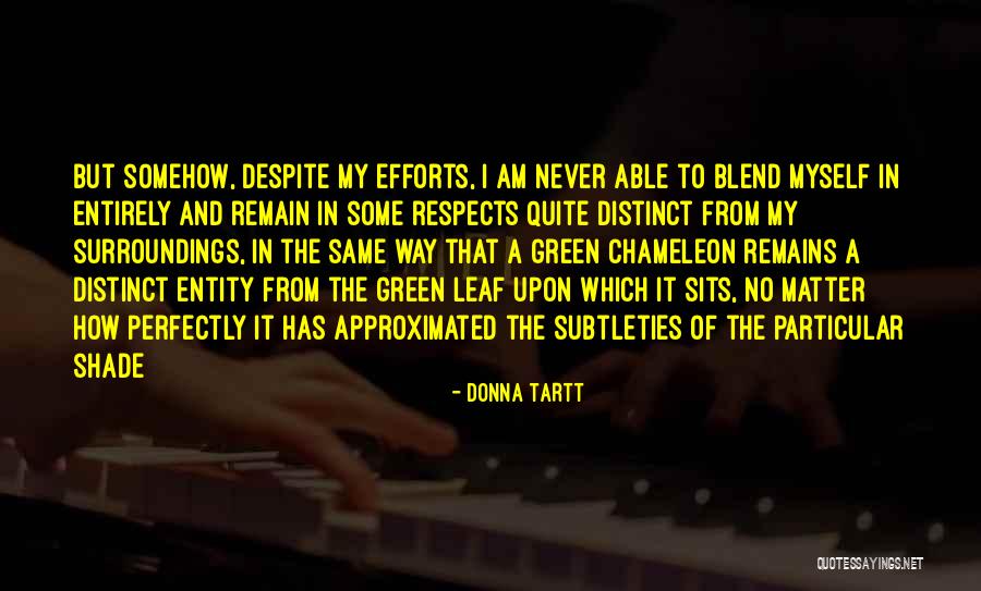 Entity Quotes By Donna Tartt