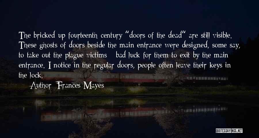 Entrance Exit Quotes By Frances Mayes