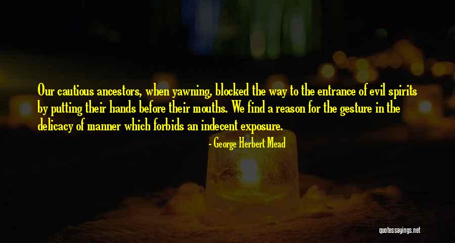 Entrance Way Quotes By George Herbert Mead