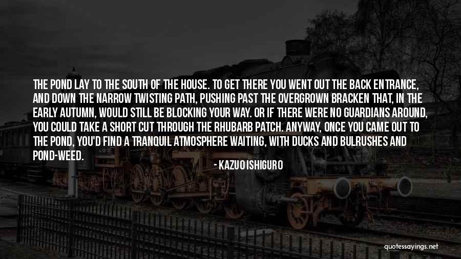 Entrance Way Quotes By Kazuo Ishiguro