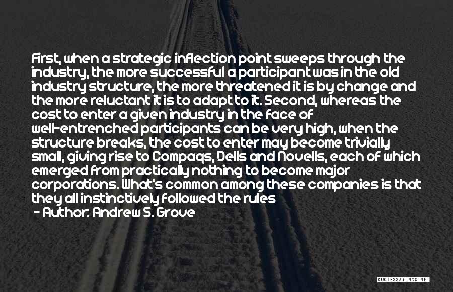 Entrenched Quotes By Andrew S. Grove